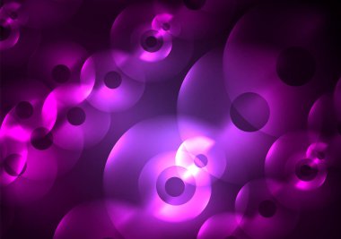 Karanlıkta parlayan daireler