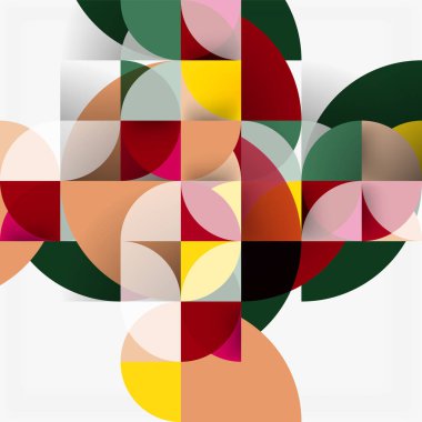 Modern geometrik arka plan daire