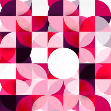 Modern geometrik arka plan daire