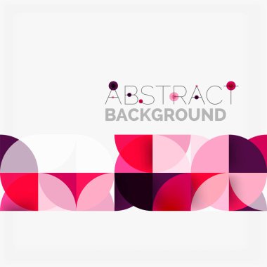 Modern geometrik arka plan daire