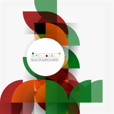 Modern geometrik arka plan daire