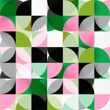 Modern geometrik arka plan daire