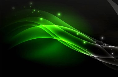 Parlayan dalga vektör, duman