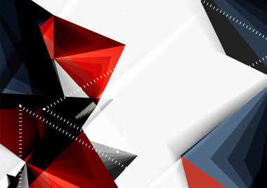 Vektör düşük Poli tarzı 3d üçgen çizgi