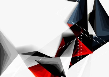 Vektör düşük Poli tarzı 3d üçgen çizgi