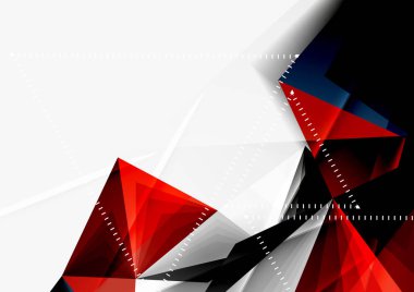 Vektör düşük Poli tarzı 3d üçgen çizgi