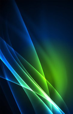 Vektör Kutup ışıkları kavramı arka plan