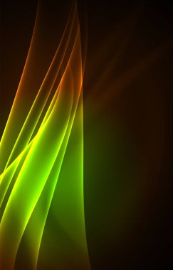 Vektör Kutup ışıkları kavramı arka plan