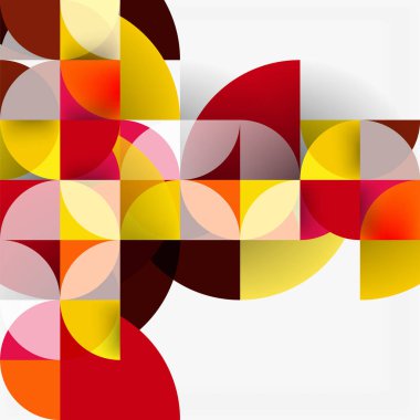 Modern geometrik arka plan daire