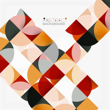 Modern geometrik arka plan daire