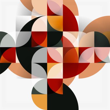 Modern geometrik arka plan daire