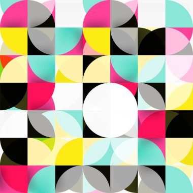 Modern geometrik arka plan daire