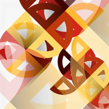 Kağıt daire kesim, mozaik mix geometrik desen tasarım