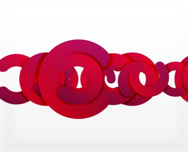 Daire geometrik arka plan, renkli iş veya web için teknoloji tasarım