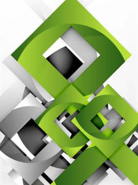 Vektör kare şablon arka plan