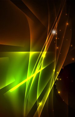 Vektör Kutup ışıkları kavramı arka plan