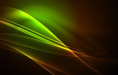 Vektör Kutup ışıkları kavramı arka plan