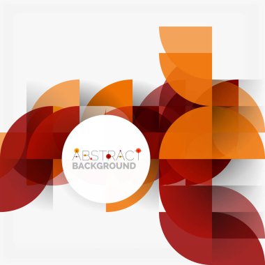 Modern geometrik arka plan daire