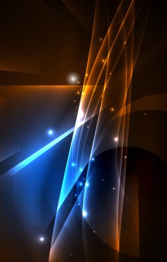 Vektör Kutup ışıkları kavramı arka plan