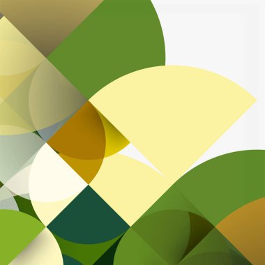 Kağıt daire kesim, mozaik mix geometrik desen tasarım