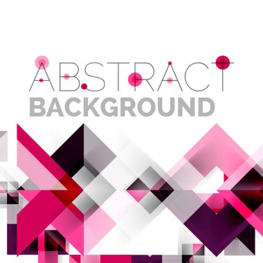 Beyaz Modern kare geometrik desen tasarım