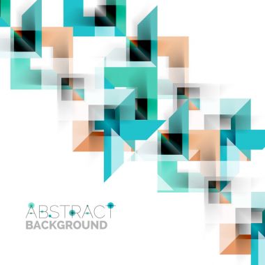 Beyaz Modern kare geometrik desen tasarım