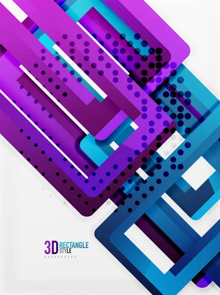 Dikdörtgen tüp elemanları, vektör arka plan