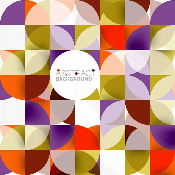 Modern geometrik arka plan daire