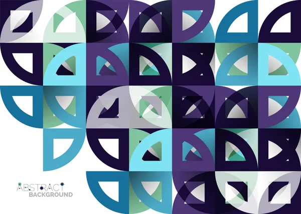 Kağıt daire kesim, mozaik mix geometrik desen tasarım