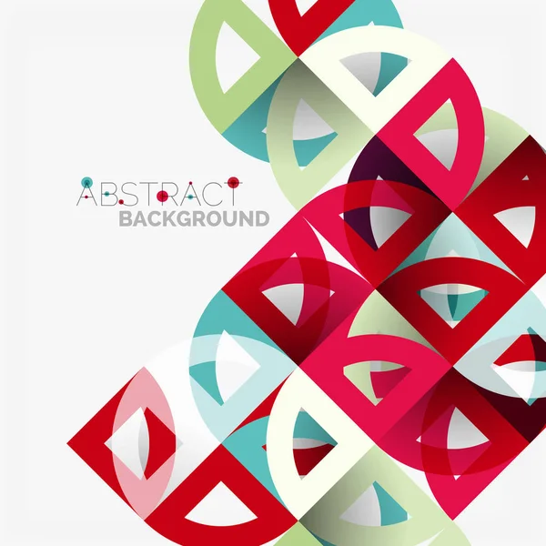 Kağıt daire kesim, mozaik mix geometrik desen tasarım