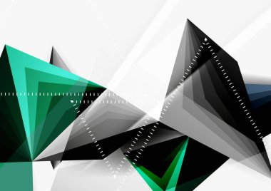 Vektör düşük Poli tarzı 3d üçgen çizgi