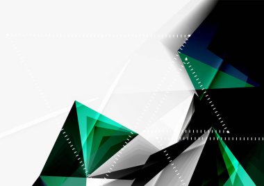 Vektör düşük Poli tarzı 3d üçgen çizgi