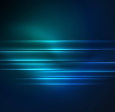 parlayan futuristik çizgiler