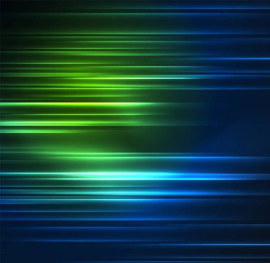 parlayan futuristik çizgiler