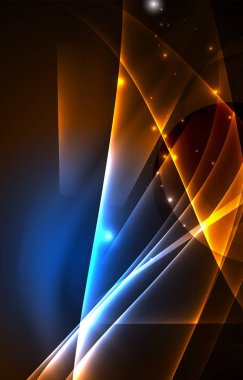 Vektör Kutup ışıkları kavramı arka plan