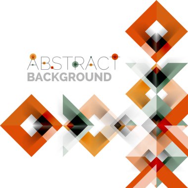 Beyaz Modern kare geometrik desen tasarım