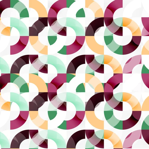 Modern geometrik desen tasarım gri arka plan üzerinde renkli halkalar