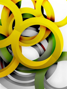 Vektör 3d yüzük tasarım arka plan