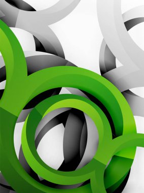 Vektör 3d yüzük tasarım arka plan