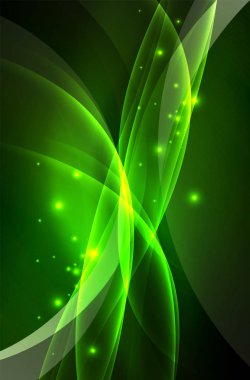 Parlayan dalga vektör, duman