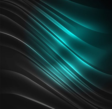 parlayan futuristik çizgiler