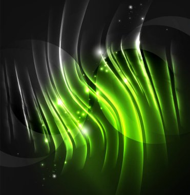 parlayan futuristik çizgiler