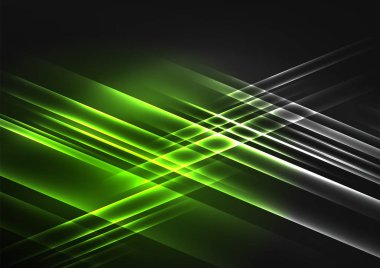 parlayan futuristik çizgiler