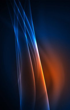 Vektör Kutup ışıkları kavramı arka plan