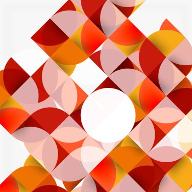 Modern geometrik arka plan daire