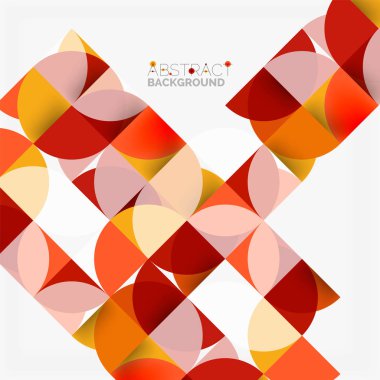 Modern geometrik arka plan daire