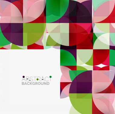 Modern geometrik arka plan daire