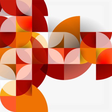 Modern geometrik arka plan daire