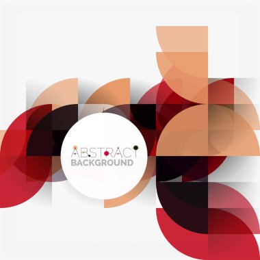 Modern geometrik arka plan daire