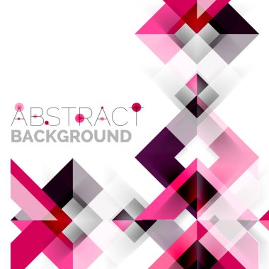 Beyaz Modern kare geometrik desen tasarım